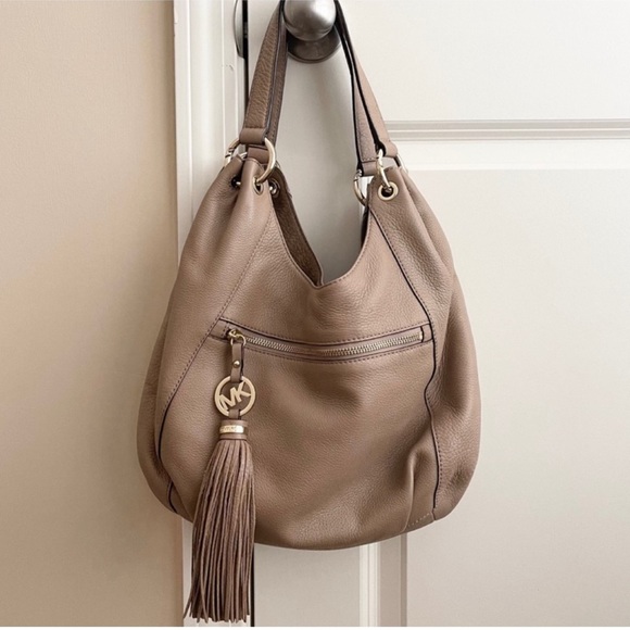 MICHAEL Michael Kors Handbags - MICHAEL KORS genuine leather tassel shoulder bag boho style